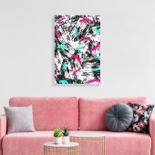 Modernes Abstraktes Muster. Leinwanddruck (Insitu (Wohnzimmer))