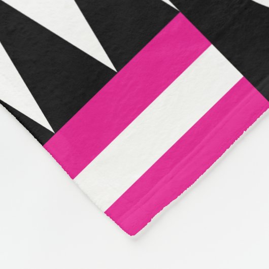 Modernes abstraktes Muster Mitte des Jahrhunderts. Fleecedecke (Ecke)