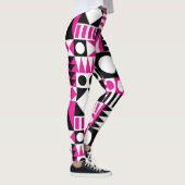Modernes abstraktes Muster Mitte des Jahrhunderts. Leggings (Rechts)