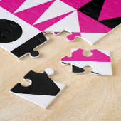 Modernes abstraktes Muster Mitte des Jahrhunderts. Puzzle (Seite)