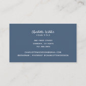 Modernes Abstraktes Muster-Regenbogenmuster Visitenkarte (Rückseite)