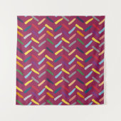 Modernes Abstraktes Muster Wandteppich (Vorderseite (Horizontal))