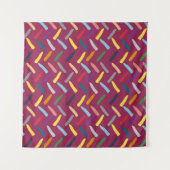 Modernes Abstraktes Muster Wandteppich (Vorderseite)