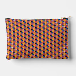Modernes abstraktes Musterdesign 1185 - Zipper Pou Zubehörtasche