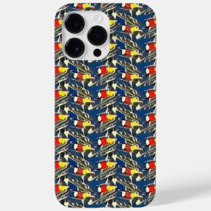 Modernes abstraktes Musterdesign 1197 - iPhone Cas Case-Mate iPhone 14 Pro Max Hülle