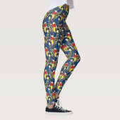 Modernes abstraktes Musterdesign 1197 - Leggings (Rechts)