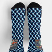 Modernes abstraktes Musterdesign 1205 - Socken (Oben)