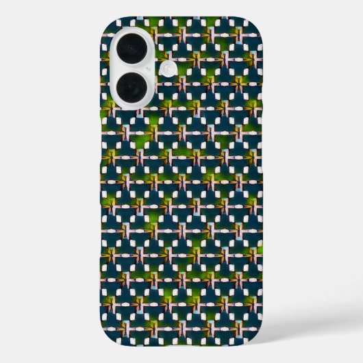 Modernes abstraktes Musterdesign 1227 - iPhone Cas Case-Mate iPhone Hülle (Rückseite)