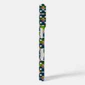 Modernes abstraktes Musterdesign 1227 - iPhone Cas Case-Mate iPhone Hülle (Rückseite / Rechts)