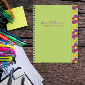 Modernes Abstraktes Musterteacher SpiralNotebook Notizblock