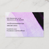 *~* modernes abstraktes mutiges geometrisches visitenkarte (Rückseite)