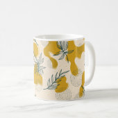 Modernes abstraktes nahtloses Muster mit handgezei Kaffeetasse (VorderseiteRechts)