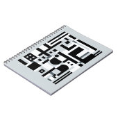 Modernes Abstraktes Notebook Notizblock (Linke Seite)
