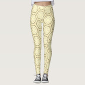 Modernes Abstraktes Obst Leggings (Vorderseite)