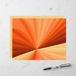 Modernes Abstraktes Orange Red Vanilla Graphic Fra