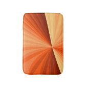 Modernes Abstraktes Orange Red Vanilla Graphic Fra Badematte (Vorderseite Vertikal)