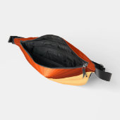 Modernes Abstraktes Orange Red Vanilla Graphic Fra Bauchtasche (Offen)