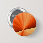 Modernes Abstraktes Orange Red Vanilla Graphic Fra Button (Vorne & Hinten)