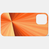 Modernes Abstraktes Orange Red Vanilla Graphic Fra Case-Mate iPhone Hülle (Hinten (horizontal))