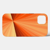Modernes Abstraktes Orange Red Vanilla Graphic Fra Case-Mate iPhone Hülle (Rückseite (Horizontal))