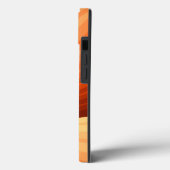 Modernes Abstraktes Orange Red Vanilla Graphic Fra Case-Mate iPhone Hülle (Rückseite / Links)