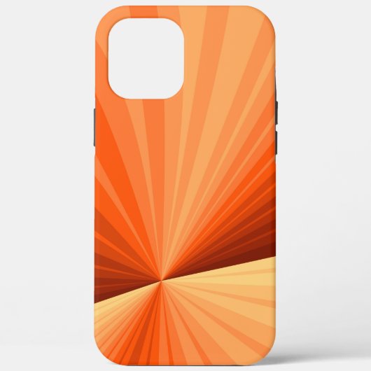 Modernes Abstraktes Orange Red Vanilla Graphic Fra Case-Mate iPhone Hülle (Rückseite)