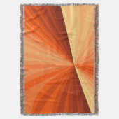 Modernes Abstraktes Orange Red Vanilla Graphic Fra Decke (Vorderseite Vertikal)