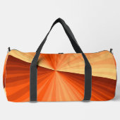 Modernes Abstraktes Orange Red Vanilla Graphic Fra Duffle Bag (Vorderseite)