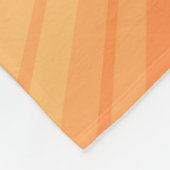 Modernes Abstraktes Orange Red Vanilla Graphic Fra Fleecedecke (Ecke)