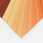Modernes Abstraktes Orange Red Vanilla Graphic Fra Fleecedecke (Ecke)