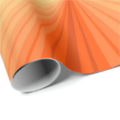 Modernes Abstraktes Orange Red Vanilla Graphic Fra Geschenkpapier (Rolleneckpunkt)