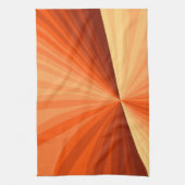 Modernes Abstraktes Orange Red Vanilla Graphic Fra Geschirrtuch (Vertikal)