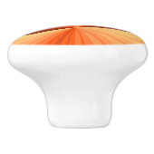 Modernes Abstraktes Orange Red Vanilla Graphic Fra Keramikknauf (Seitenansicht)