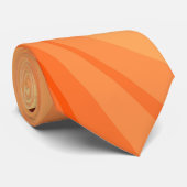 Modernes Abstraktes Orange Red Vanilla Graphic Fra Krawatte (Gerollt)