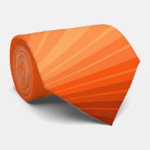 Modernes Abstraktes Orange Red Vanilla Graphic Fra Krawatte (Gerollt)