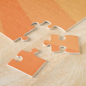 Modernes Abstraktes Orange Red Vanilla Graphic Fra Puzzle (Seite)