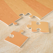 Modernes Abstraktes Orange Red Vanilla Graphic Fra Puzzle (Seite)