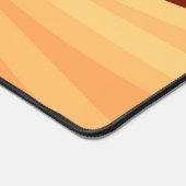 Modernes Abstraktes Orange Red Vanilla Graphic Fra Schreibtischunterlage (Ecke)