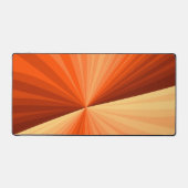 Modernes Abstraktes Orange Red Vanilla Graphic Fra Schreibtischunterlage (Vorderseite)
