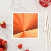 Modernes Abstraktes Orange Red Vanilla Graphic Fra Serviette (Beispiel)