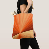 Modernes Abstraktes Orange Red Vanilla Graphic Fra Tasche (Von Nahem)
