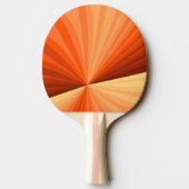 Modernes Abstraktes Orange Red Vanilla Graphic Fra Tischtennis Schläger (Rückseite)