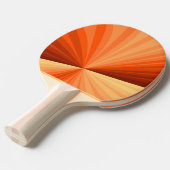 Modernes Abstraktes Orange Red Vanilla Graphic Fra Tischtennis Schläger (Vorderseite)