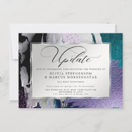 Modernes Abstraktes Orchideen Einladung