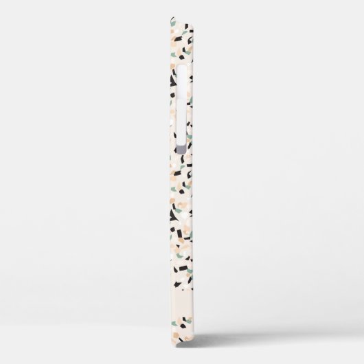 Modernes Abstraktes Pastel Terrazzo Muster Case-Mate iPhone Hülle (Rückseite / Links)