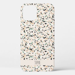 Modernes Abstraktes Pastel Terrazzo Muster Case-Mate iPhone Hülle