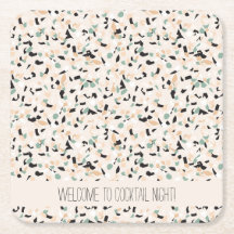 Modernes Abstraktes Pastel Terrazzo Muster