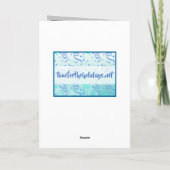 Modernes Abstraktes Personalisiert Happy Birthday  Karte (Rückseite)