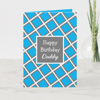 Modernes Abstraktes Personalisiert Happy Birthday Karte