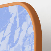 Modernes Abstraktes Personalisiertes Namenspattel  Pickleball Schläger (Linke Seite)